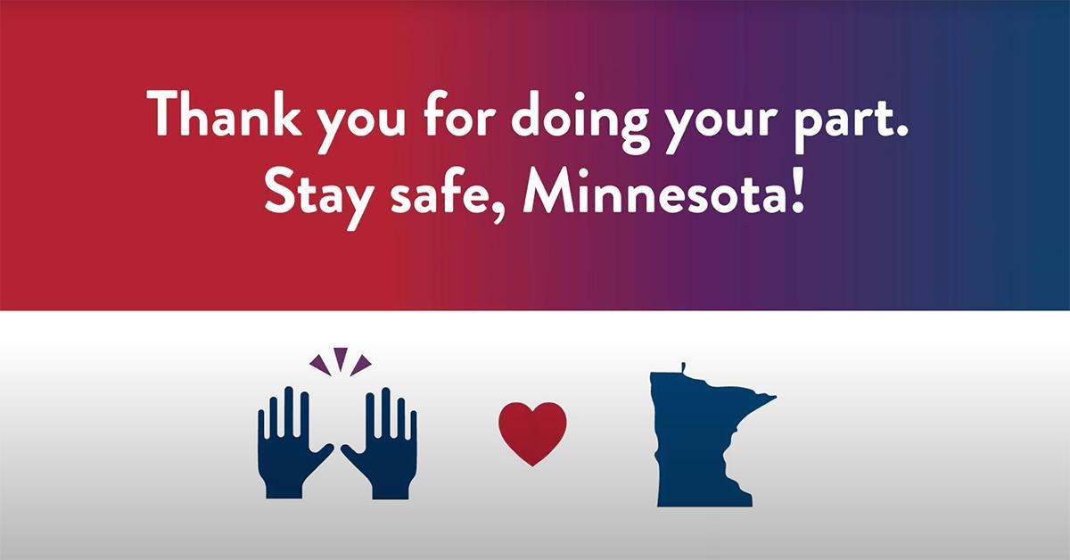 Stay safe, Minnesota image