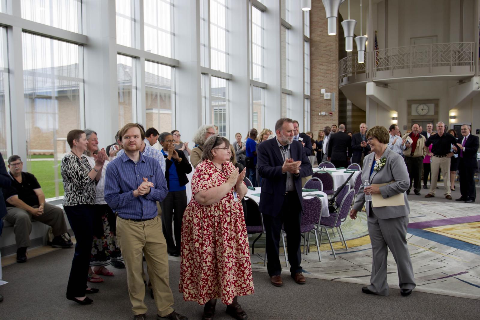 Reception for incoming president Ginny Arthur